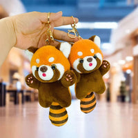 Red Panda Plushie Pendant Keychain CLOUDANIMESTUDIO