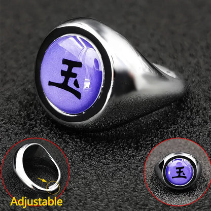 Naruto Shippuden Akatsuki Rings And Headbands Anime Cosplay Ring Accessories