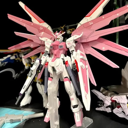 HG 1/144 ZGMF-X10A Freshman Freedom Mecha Assembly Model Action Figures Cherry Blossom