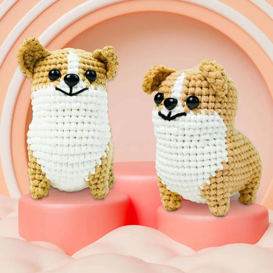 Corgi - Kawaii Crochet Kit For Beginners CLOUDANIMESTUDIO