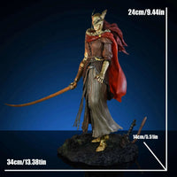 Malenia Blade of Miquella Anime Figure, ELDEN RING Valkyrie Figurine PVC Statue 24 CM CLOUDANIMESTUDIO
