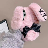 Kawaii Plush Bunny Samsung Phone Case