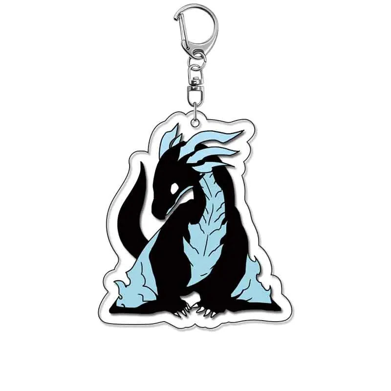 Anime Solo Leveling Acrylic Keychain Shadow Monarch Army Accessories