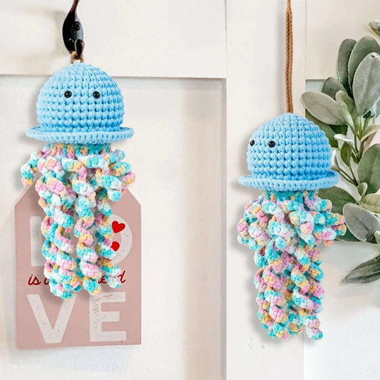 Jellyfish - Kawaii Crochet Kit for Beginners CLOUDANIMESTUDIO