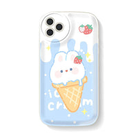 Ice Cream Bunny iPhone Case CLOUDANIMESTUDIO