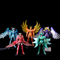 Saint Seiya Anime Figurines, Shiryuu Hyoga Shun Ikki Action Figures Knights Of Zodiac 19 CM