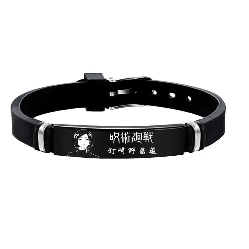 Anime Stainless Steel Bracelet Jujutsu Kaisen Fushiguro Toji Inverted Spear of Heaven Cosplay