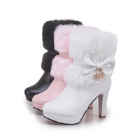 High Heel Winter Boots