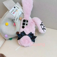 Kawaii Plush Bunny Samsung Phone Case
