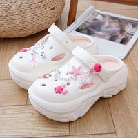 Cute Stars and Bows Summer Platform Shoes CLOUDANIMESTUDIO