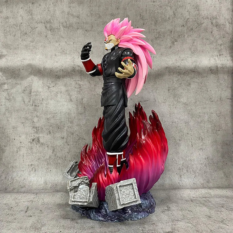 Zamasu Pink Super Saiyan 3 Anime Figurine, Black Goku Dragon Ball Super Action Figurines PVC 32 CM