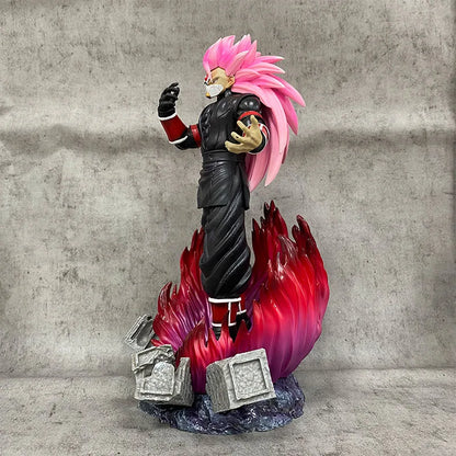 Zamasu Pink Super Saiyan 3 Anime Figurine, Black Goku Dragon Ball Super Action Figurines PVC 32 CM