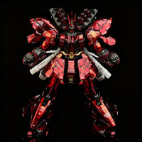 RG 1/144 Sazabi Anime Gundam Clear Color Model Kit – Mechanical Core Gundam Figure Toy