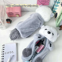 Kawaii Plush Otter Pal Pencil Case CLOUDANIMESTUDIO