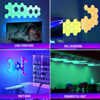 RGB Bluetooth LED Hexagon Lights CLOUDANIMESTUDIO