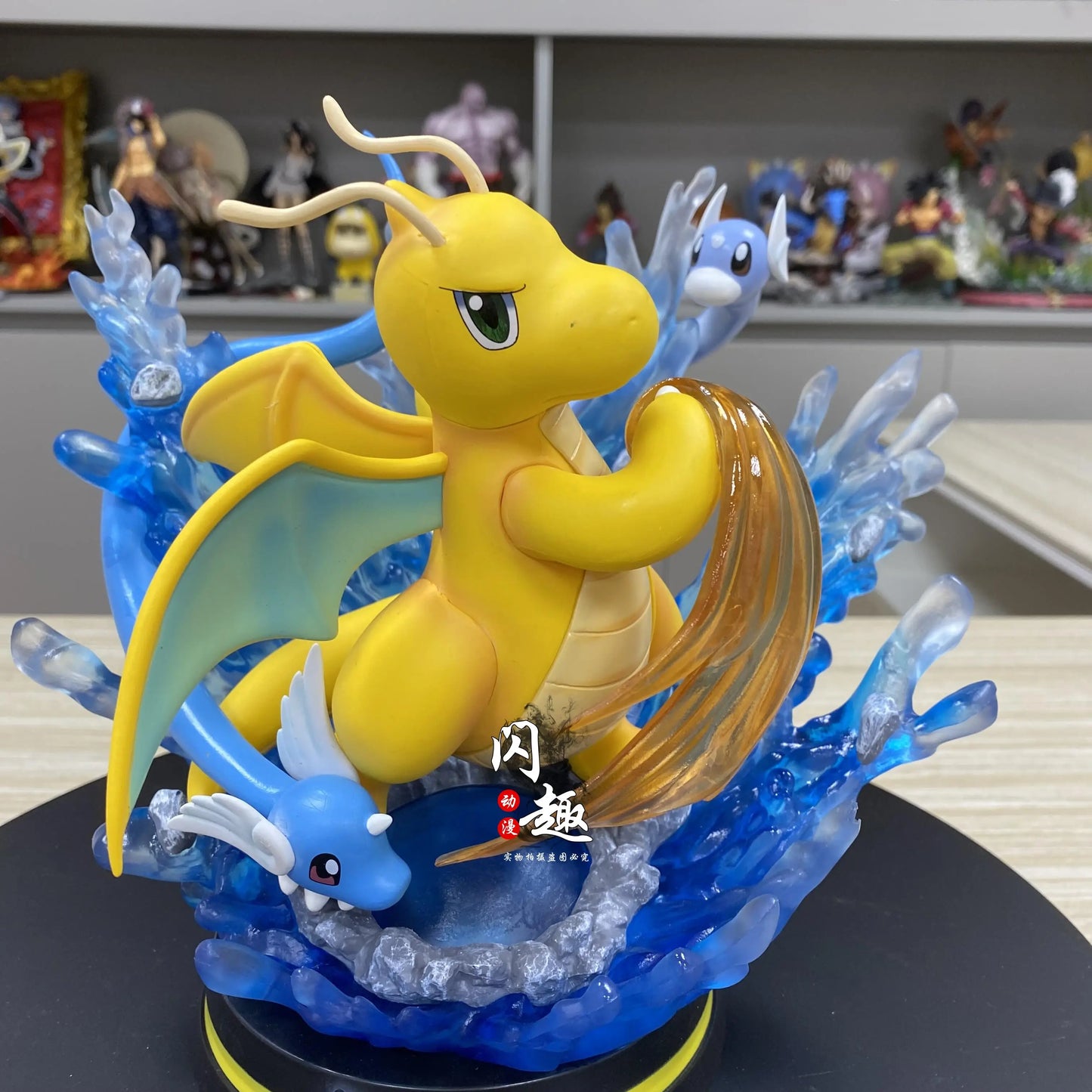 Pokemon Evolution LED Anime Figures, PVC Statue Model Toy Collections 20-35cm