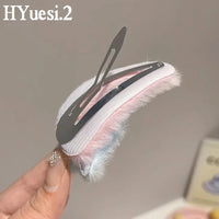 Plush Star Pastel Hair Clips