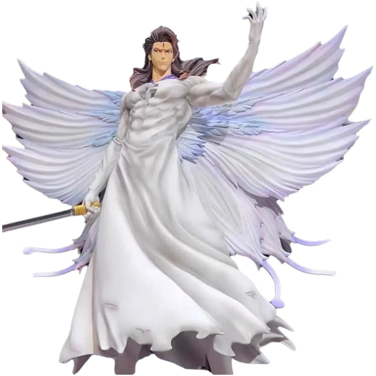 Aizen Sousuke Butterfly Hollowfication Anime Figure Bleach Anime Figurines Statue Collection 31 cm