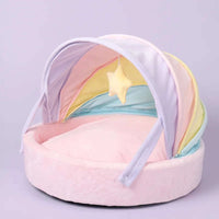 Pastel Rainbow Cat Bed CLOUDANIMESTUDIO