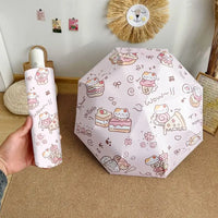 Kawaii Kitty Treats Sun Proof Umbrella