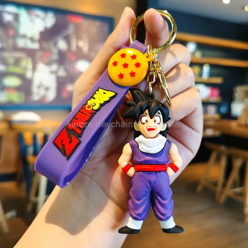 Dragon Ball Z Key Chains Anime Series Car Pendant Keyring Kids Accessories Gifts