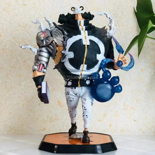 Cyborg Bartholemew Kuma Anime Figure, One Piece Anime Figurines Tyrant Shochikubai Seven Warlords Model 28 cm