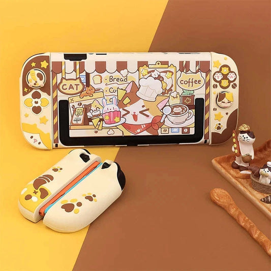 Kawaii Cat Cafe Switch 2 Case CLOUDANIMESTUDIO