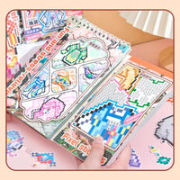 ZIYI Dress Up Pixel Art Stickers