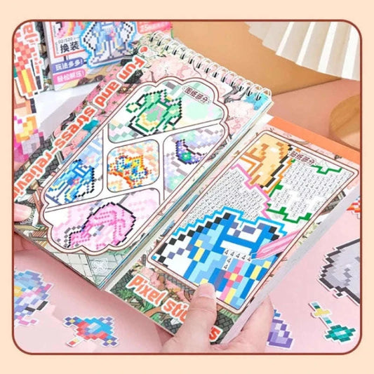 ZIYI Dress Up Pixel Art Stickers CLOUDANIMESTUDIO