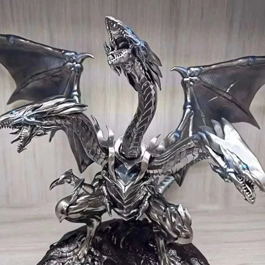 Blue-Eyes Ultimate Dragon Anime Figurine, White Dragon BEWD Yu-Gi-Oh Action Figures PVC Statue 25 CM CLOUDANIMESTUDIO