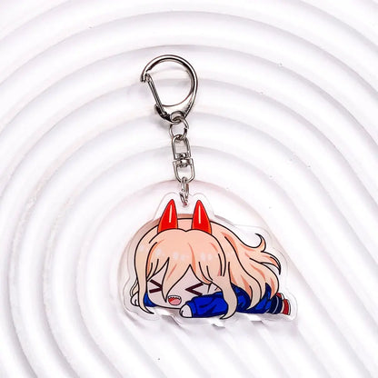 Chainsaw Man Keychains, Anime Key Chains Accessories Charm Pendant Keyring Gifts For Friends