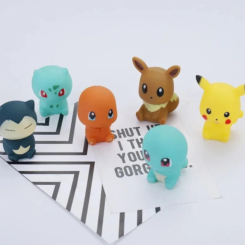 6 Pcs Pokemon Bath Toys – Fun Water Play for Kids