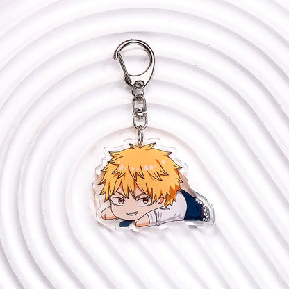 Chainsaw Man Keychains, Anime Key Chains Accessories Charm Pendant Keyring Gifts For Friends