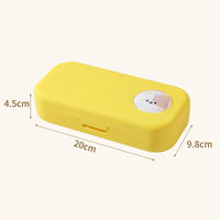 Kawaii Pastel Animal Cuties Double Tiered Pencil Case