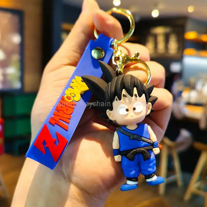 Dragon Ball Z Key Chains Anime Series Car Pendant Keyring Kids Accessories Gifts