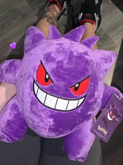 Gengar Anime Plush Toys, Pokemon Gengar Super Soft Stuffed Doll Sleeping Plushies 24 CM