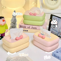 Cute Pink Bow Tissue Box