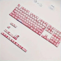 Cherry Blossom Keyboard Keycaps CLOUDANIMESTUDIO