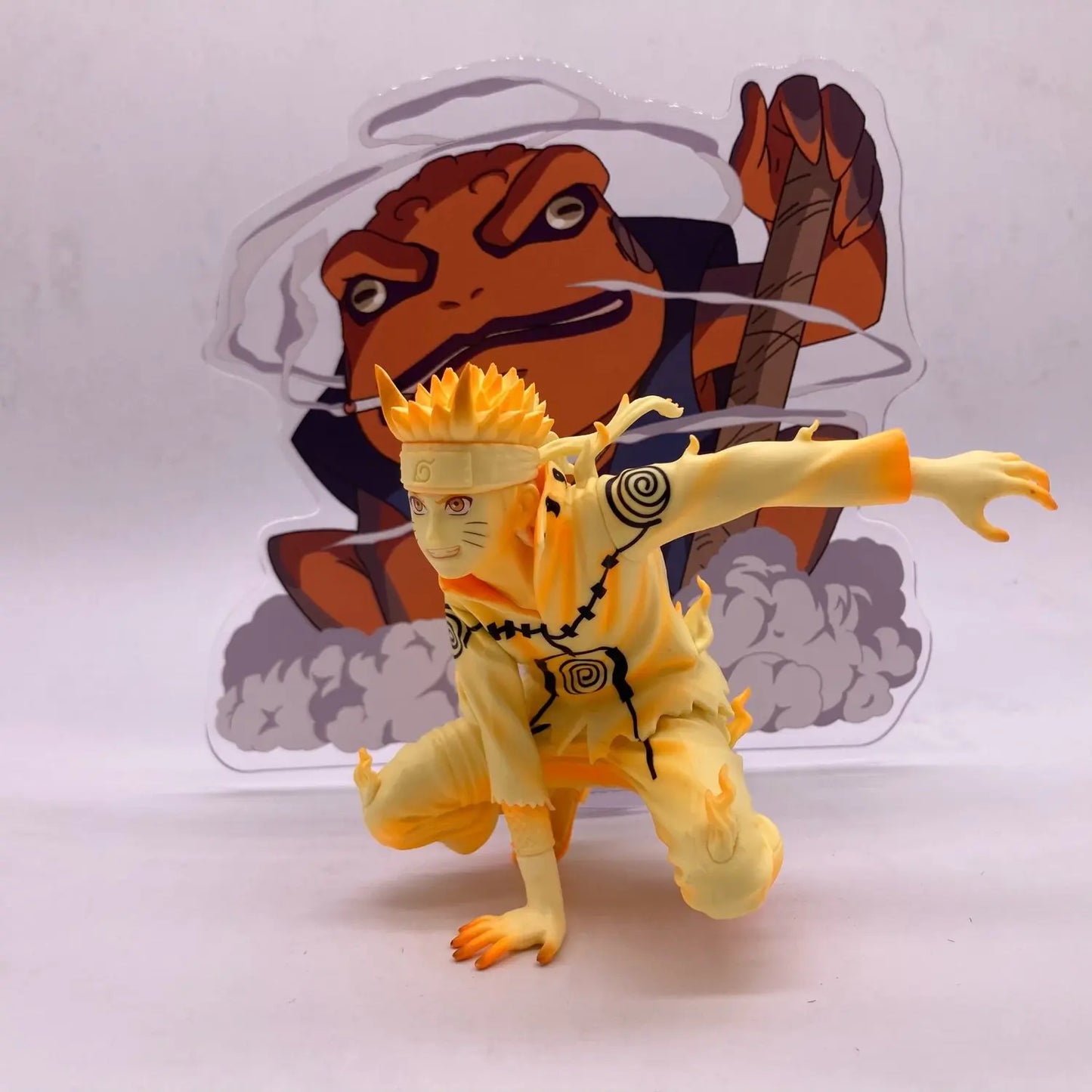 NARUTO UZUMAKI Tailed Beast Mode Sitting Form, Naruto Shippuden Figures Action Figures 10cm