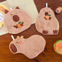 Cute Capybara Hand Towels CLOUDANIMESTUDIO