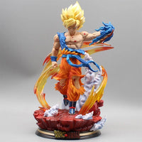 Super Saiyan SSJ Goku Anime Figure, Dragon Ball Z Figurine Action Figurines 27 CM