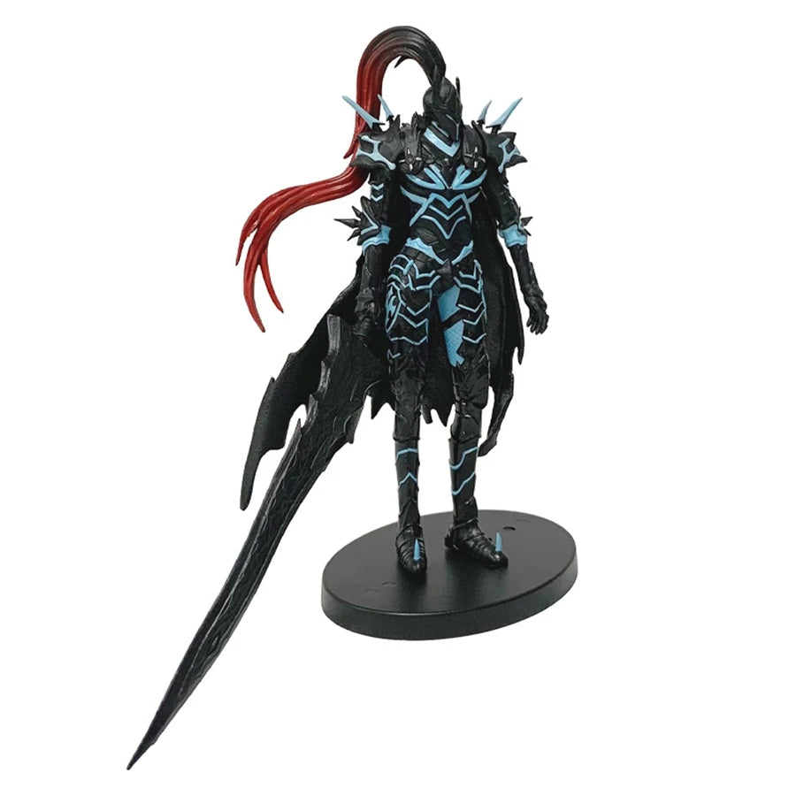 Blood-Red Commande Igris Anime Figurine, Solo Leveling Manwha Figure Sung Jinwoo Action Figure 21 CM