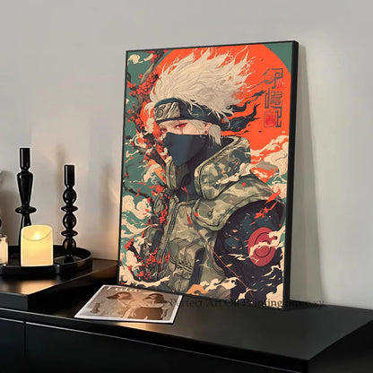 Anime Naruto Shippuden Posters, Naruto Sasuke Sakura Kakashi Pain Paper Print Home Living Room Bedroom Entrance Bar Cafe Art Painting Decoration Wall Art