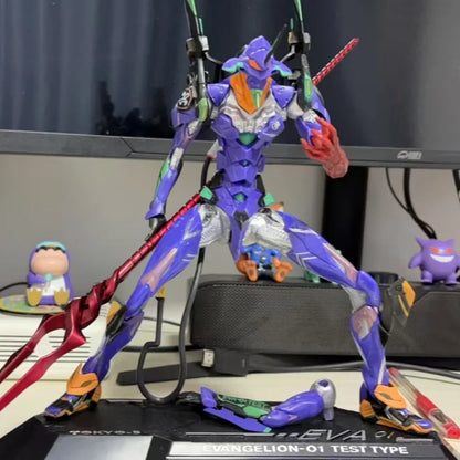 Evangelion Unit 01 Mecha Anime Figure, Evangelion Action Figurine Collection Desk Statue 33 CM