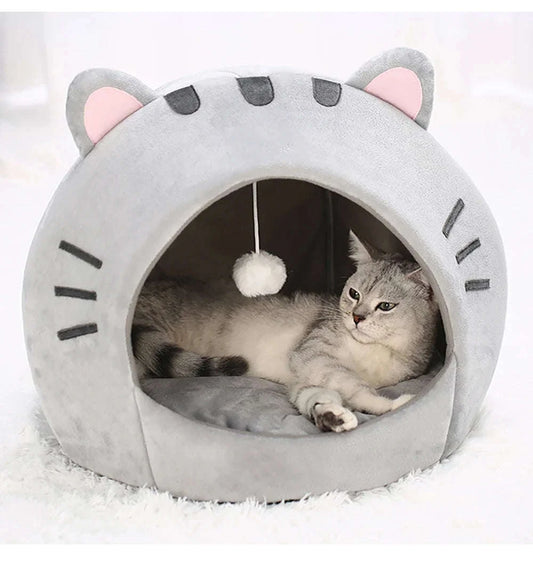 Cute Cat Shaped Cat Bed CLOUDANIMESTUDIO