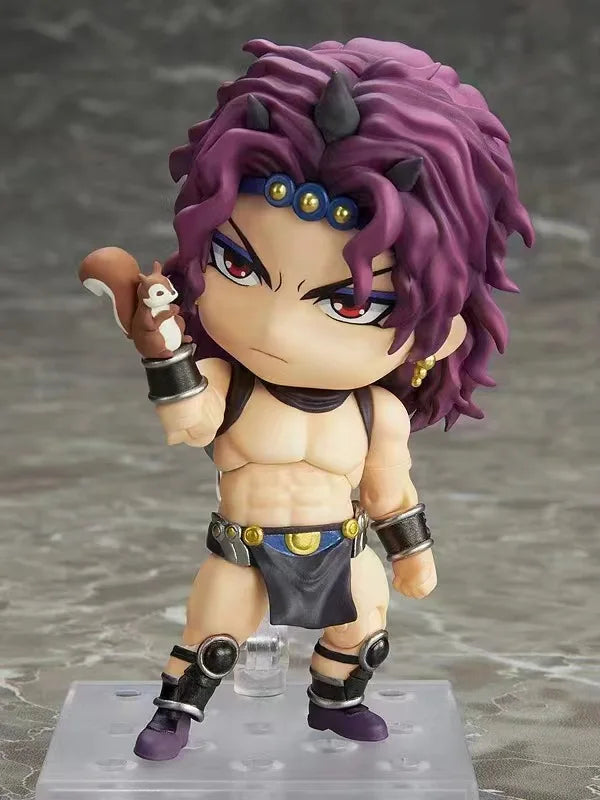 CUTE JOJO's Bizarre Adventure Anime Figures, Kawaii Chibi Guido Mista, Risotto Nero, Kars, Kujo Jotaro Action Figure PVC Toys Doll 10 cm