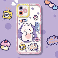 Sweet Bunny & Lovely Bear Samsung Phone Case CLOUDANIMESTUDIO