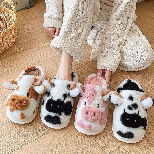 Cute Cow Slippers CLOUDANIMESTUDIO