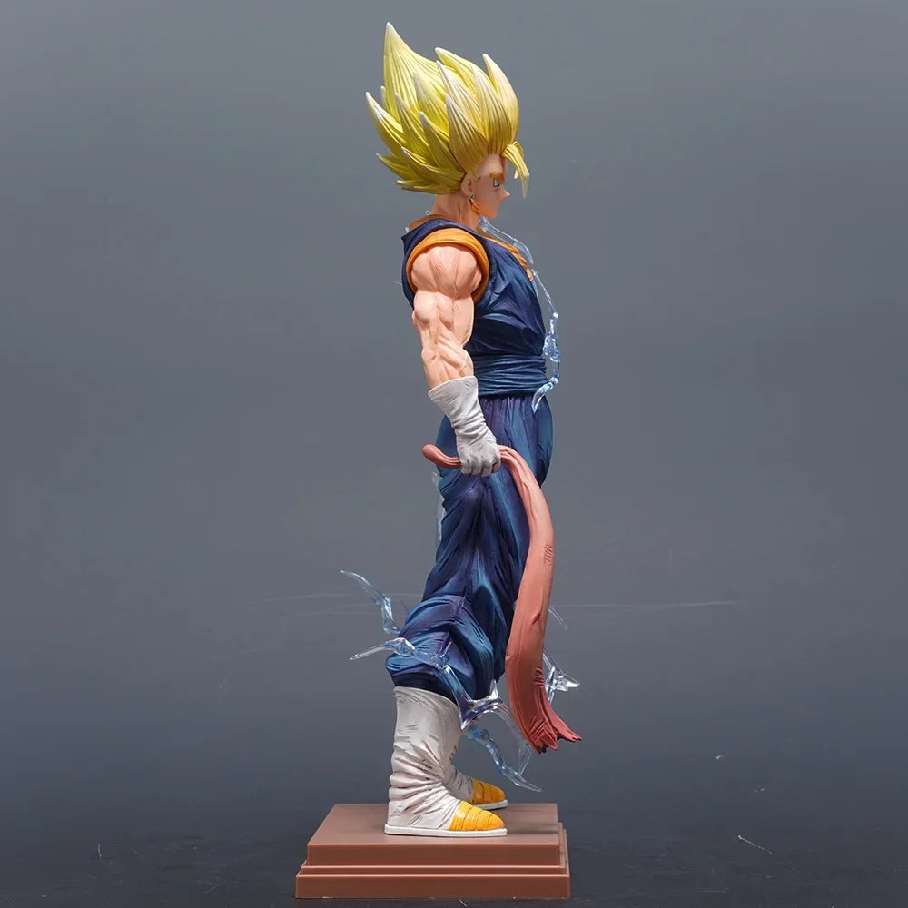 Vegito Super Saiyan Blue Gogeta 3 Heads 2 Bodies Action Figure, Dragon Ball Z Anime Figurines 32 CM