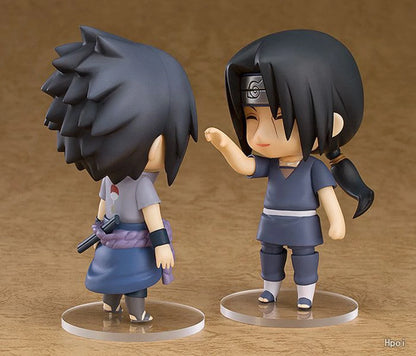 Naruto Shippuden Anime 3 Mini Figurine Set Chibi Uchiha Itachi Fighting Action Figure 10 CM